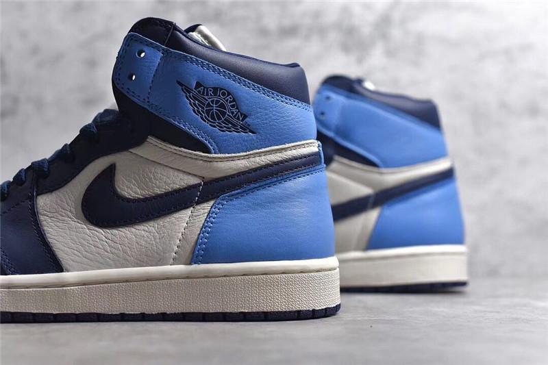 PK God Air Jordan 1 retro high OG Obsidian retail leather ready to ship